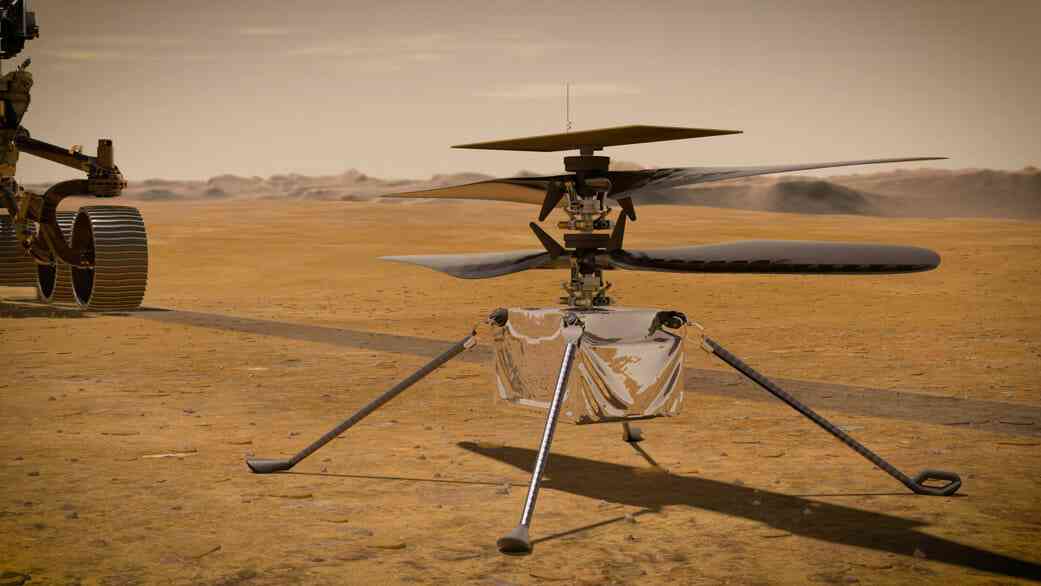 NASA、火星でヘリ飛行成功　人類史上初