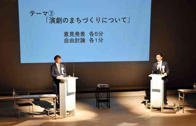 【詳報】豊岡市長選へ２氏が公開討論　コロナ対策　演劇のまちづくり｜但馬｜神戸新聞NEXT