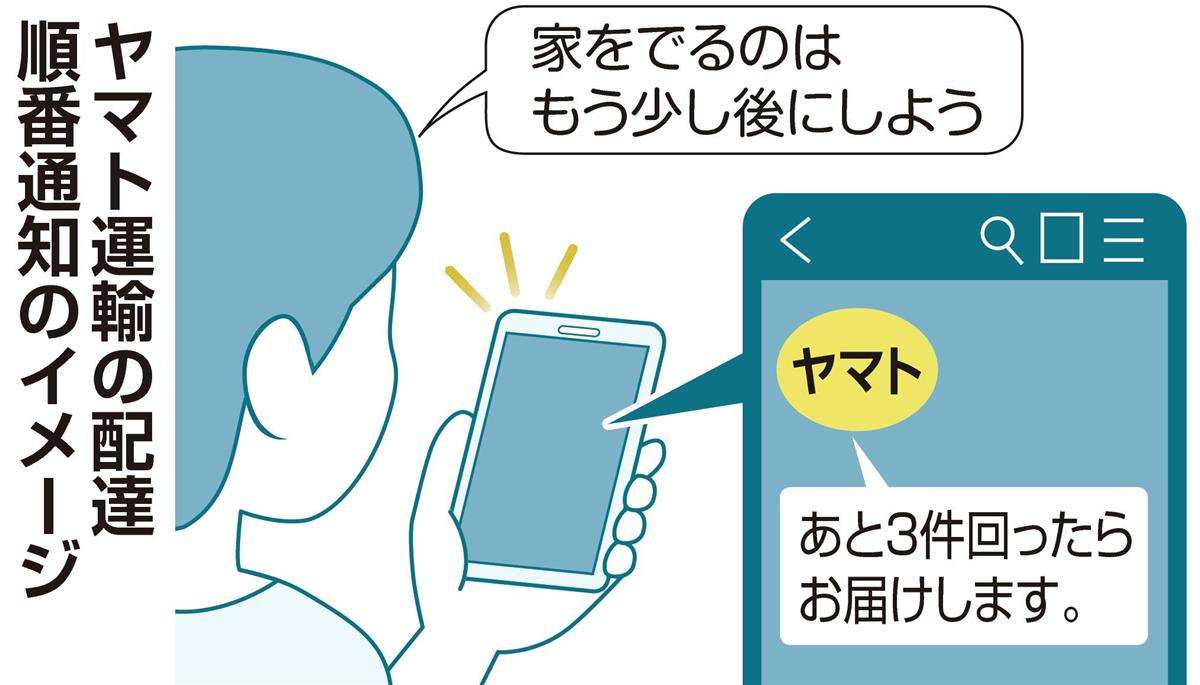 ＜独自＞ヤマト運輸、利用者に配達順を通知