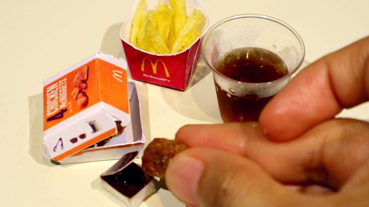 McDonalds Chicken Nuggets (Miniature cooking sound) (DIY) (AMSR) - YouTube