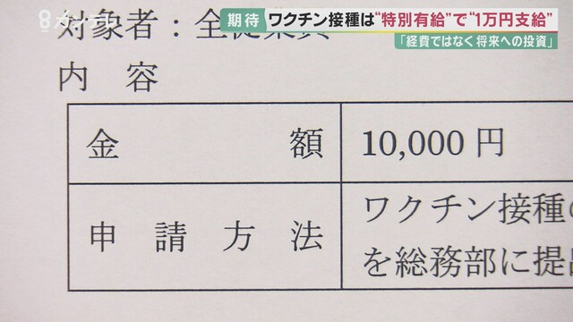 ワクチンを接種した社員には「1万円の奨励金」も…接種のための特別休暇を導入する会社　大阪・東成区（関西テレビ） - Yahoo!ニュース