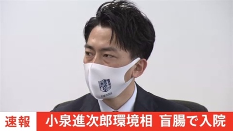【独自】小泉環境相 盲腸手術受け数日入院へ 発熱でＰＣＲも陰性（TBS系（JNN）） - Yahoo!ニュース