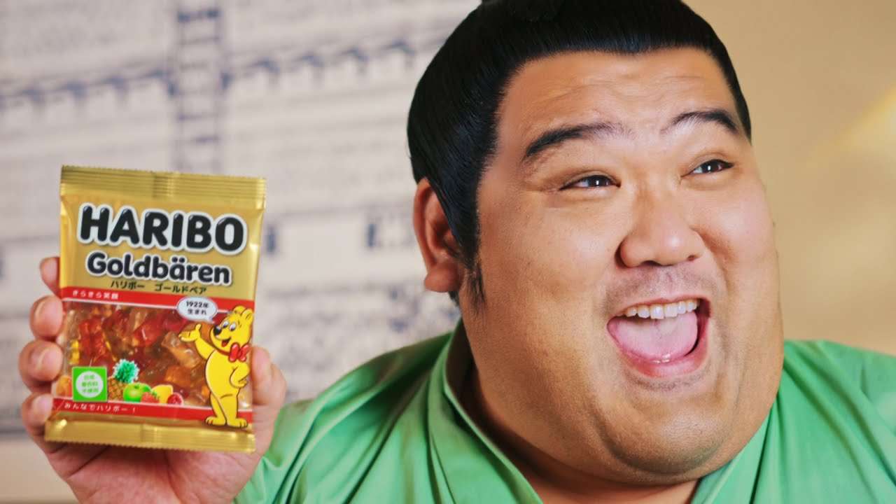 ハリボー新CMに出演いたしました！HARIBO TVCM お相撲さんドットコム - YouTube