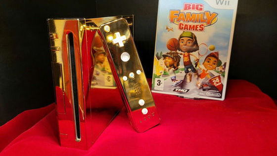 3300万円で「エリザベス女王のために作られた純金製Wii」がオークションに登場