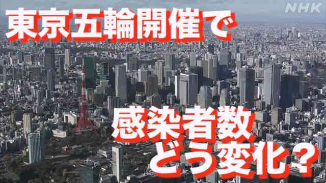 五輪で人流10％増なら都内の感染者数3倍か 東大グループ試算 | 新型コロナウイルス | NHKニュース