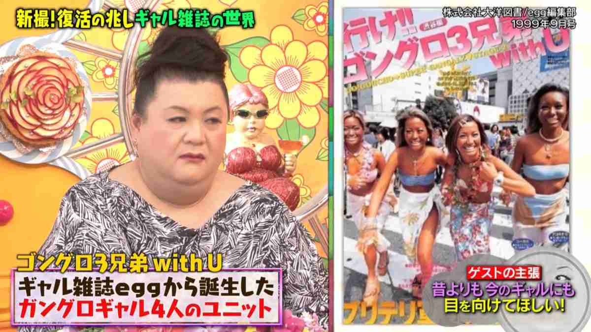 ギャルは「生き様」「年齢はない」　egg編集長が名言連発...マツコ・デラックスも圧倒される