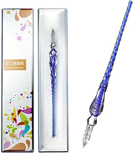 青いガラス小物が見たい！