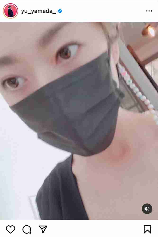 山田優 手作りマスクチェーン披露 おしゃれなマスク姿に「美しい首だからこそ似合う」「欲しい!」