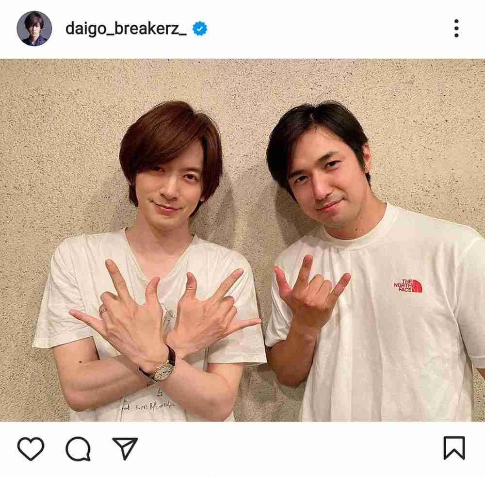 “#イマダンナ”DAIGO　妻・北川景子の元カレ役・高橋光臣に遭遇「嫉妬したと伝えました」