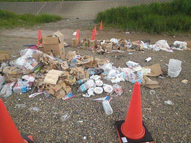 200人規模BBQで大量ゴミ放置...参加DJ釈明「豪雨で撤収終わらず」　県「先手の動きしないとダメ」