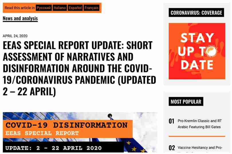 中国・ロシアのデマ拡散工作の実態をEUが公表。｢大手製薬会社の陰謀｣｢そもそも感染は起きていない｣ | Business Insider Japan