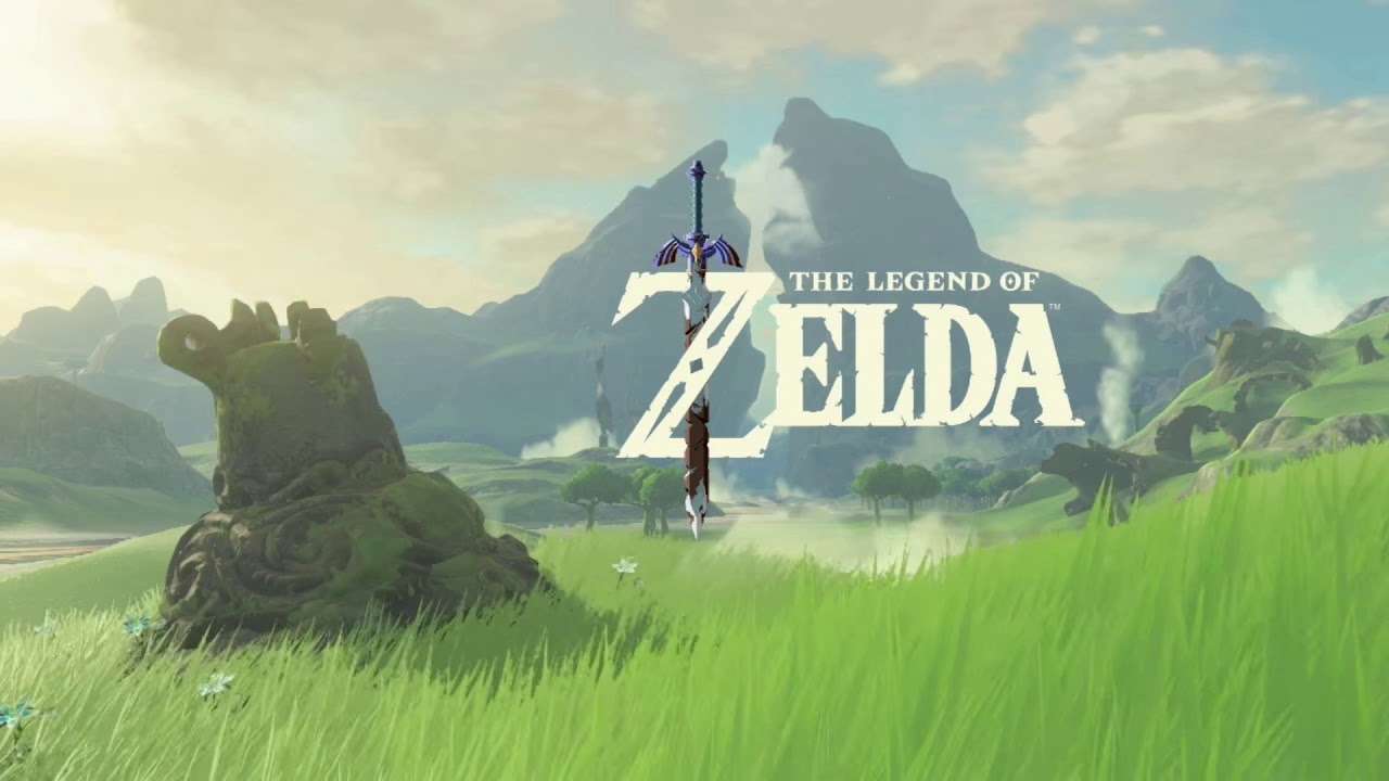 Relaxing Breath of the Wild music with rain - YouTube