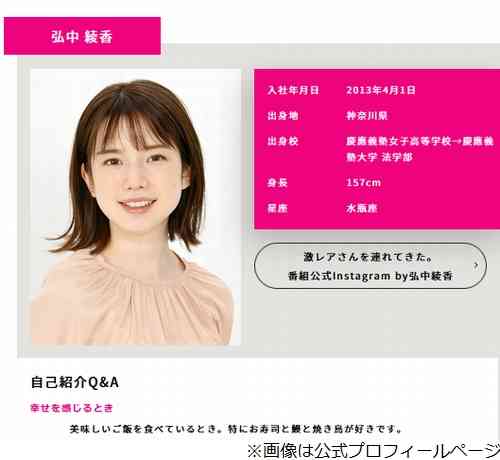 弘中綾香アナ「大学4年のとき時給4000円のバイト」告白