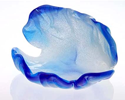 青いガラス小物が見たい！