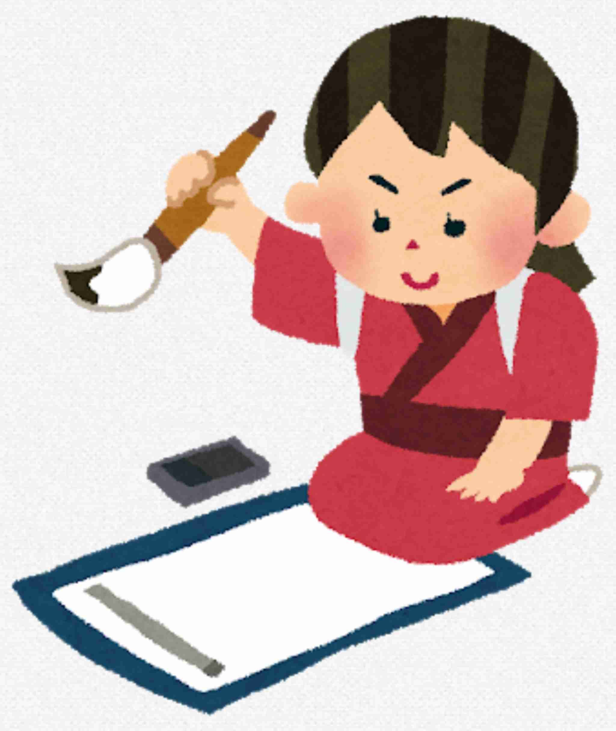 ガル民書道大会があったら何の文字を書く?