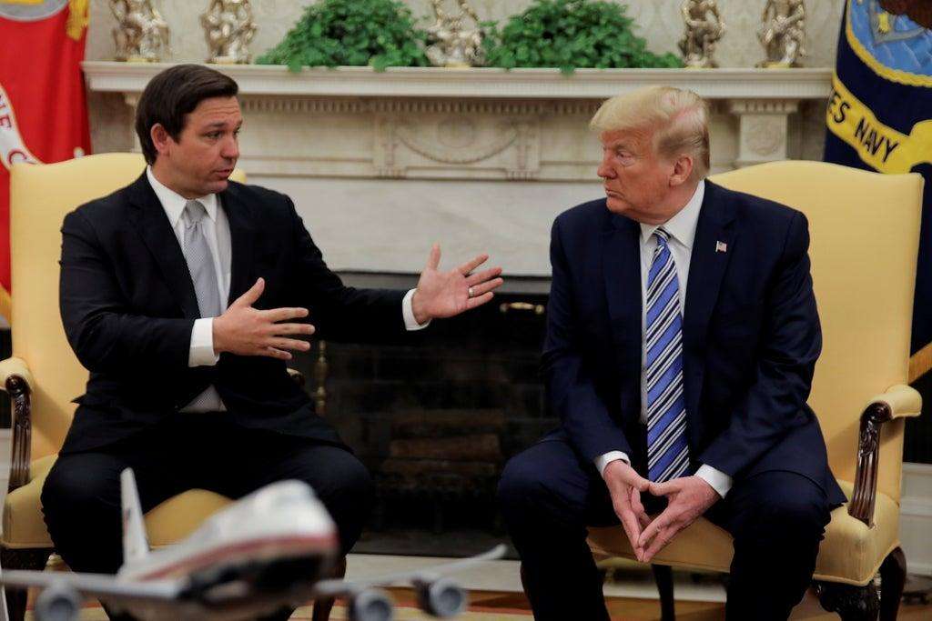 DeSantis beats Trump in 2024 White House poll