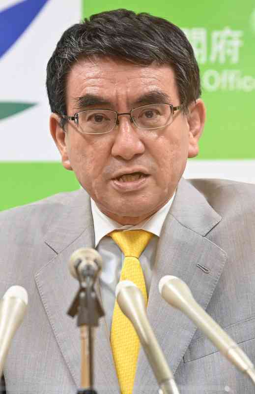 河野氏、ワクチン職域接種「1000人以上の企業から」（毎日新聞） - Yahoo!ニュース