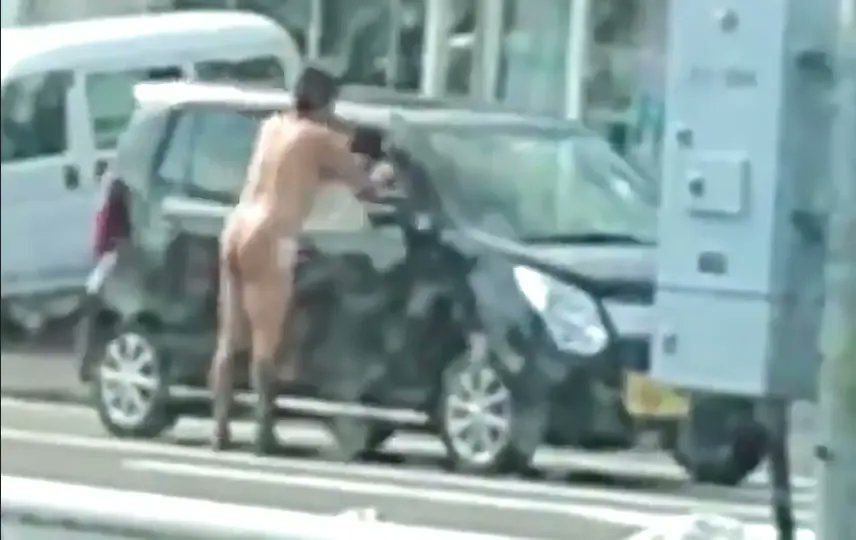 茨城・大洗町 突然 “全裸の男”が襲撃に
