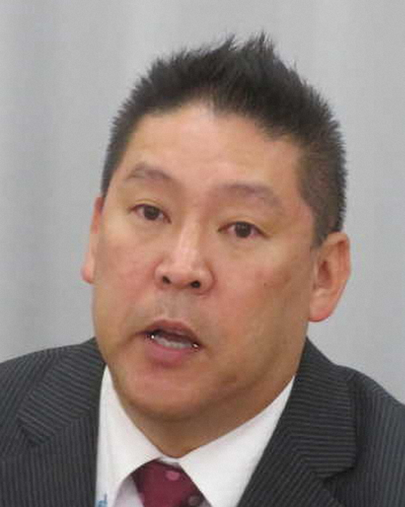 立花孝志氏が新型コロナ感染「元気」1週間以上前から微熱も味覚異常などなし　4、5日に会見と街頭演説― スポニチ Sponichi Annex 社会