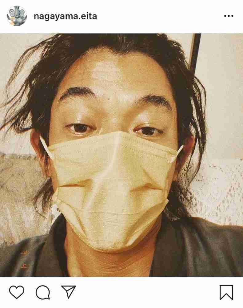 永山瑛太 肌色マスク姿に「何故肌色かわかるかい?」 フォロワー興味津々「なんだろ?」「難問すぎる」