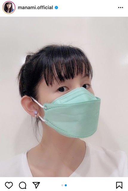 「マスクでかくないですか？」小西真奈美、マスク姿の自撮りショット披露し小顔ぶりに驚きの声続出