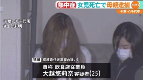 熱中症 女児死亡で母親逮捕 千葉・八千代市（TBS系（JNN）） - Yahoo!ニュース