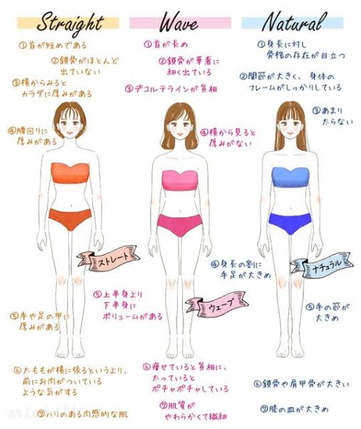 骨格ストレートの夏服
