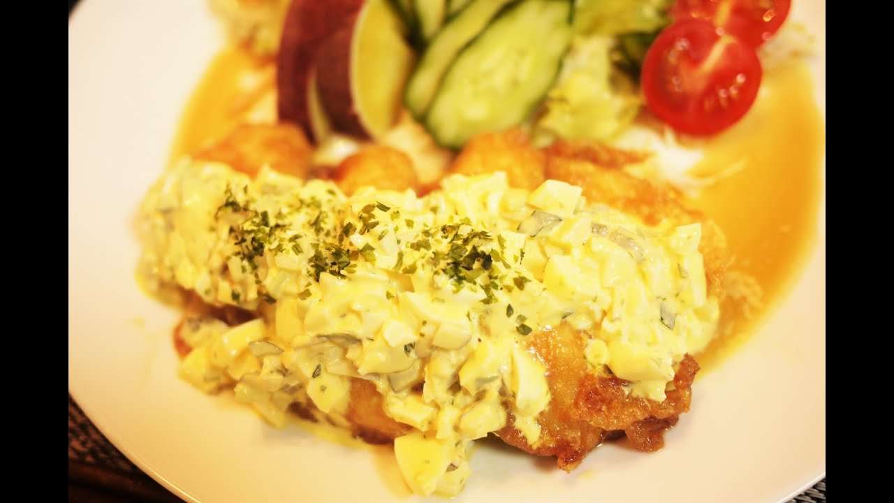 激うま！チキン南蛮の作り方【簡単/料理】タルタルソースはやっぱり手作りが美味い☆ - YouTube