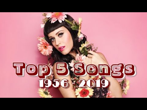 Top 5 Worldwide Hits Of Each Year (1956 - 2019) - YouTube