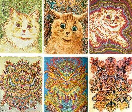 芸術作品の中の猫