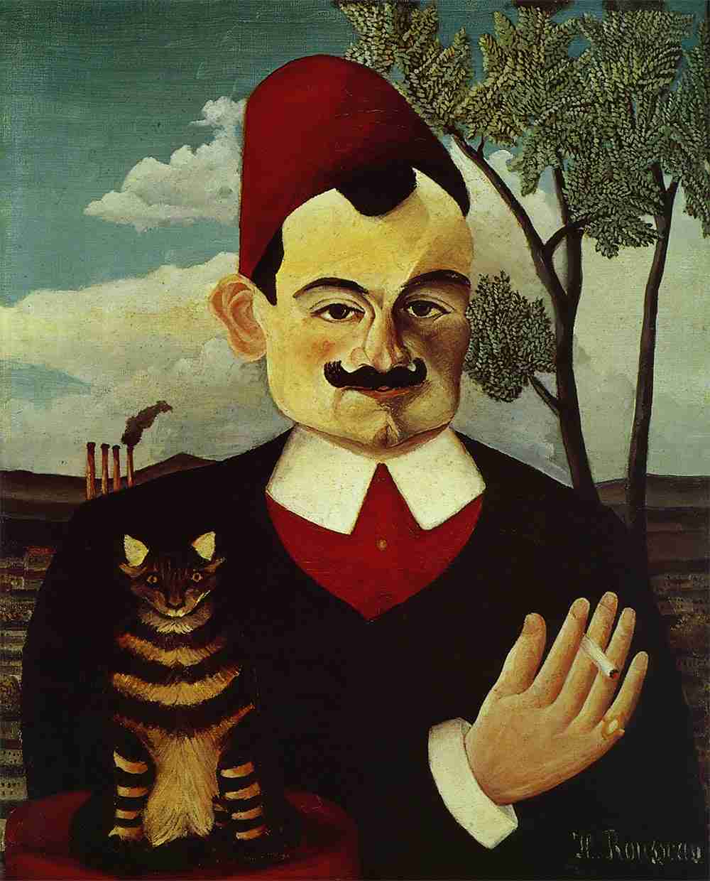 芸術作品の中の猫