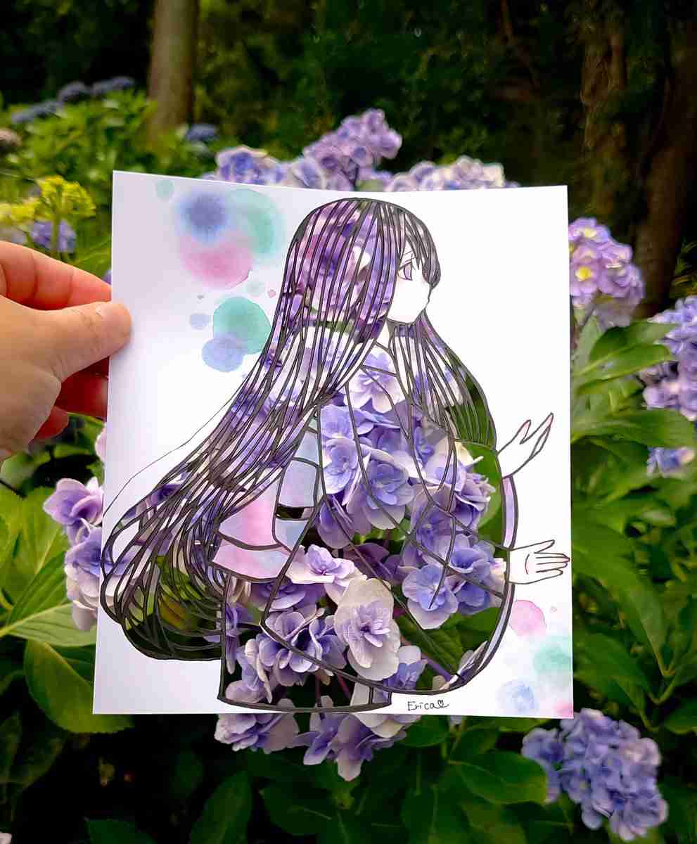 切り絵イラストと四季の美しい融合 これぞ和の芸術 ガールズちゃんねる Girls Channel