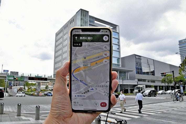 スマホ道案内アプリ、設定ミス多発…原付きバイク・自転車で高速道入り口へ : 社会 : ニュース : 読売新聞オンライン