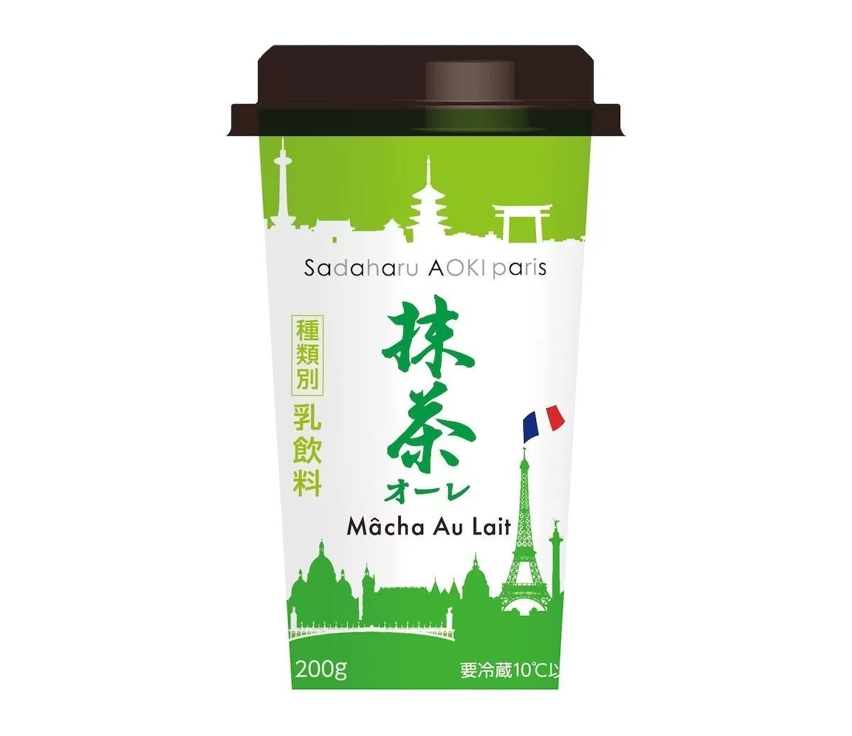 ローソンからサダハル・アオキ監修のシュークリームと抹茶オーレが登場 