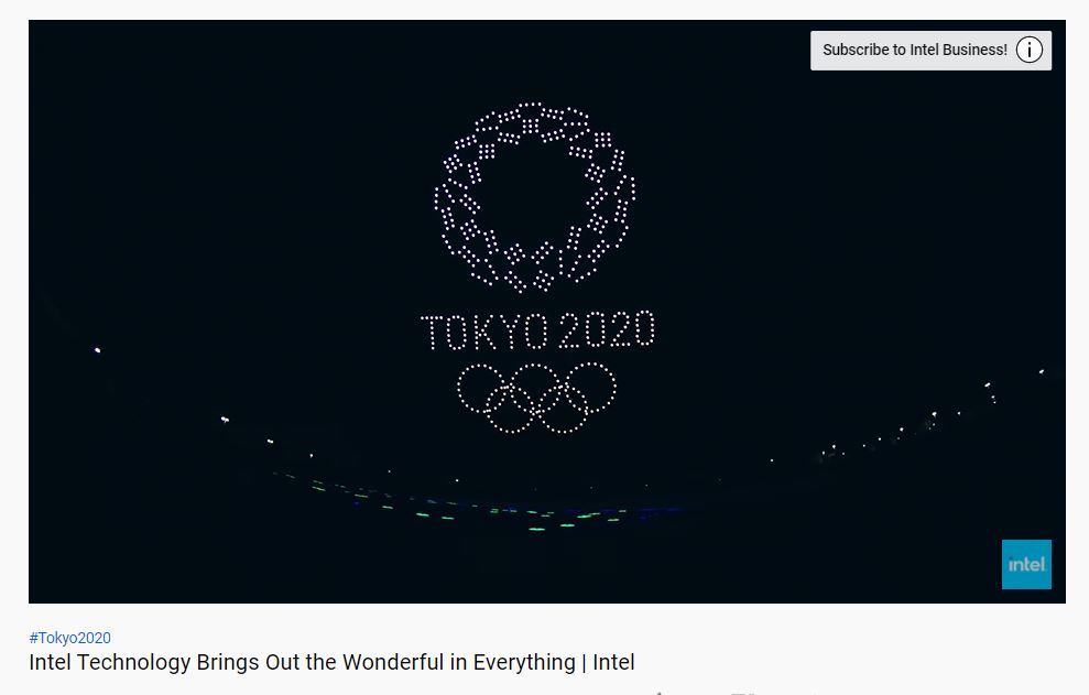 開会式で地球をかたどったドローンは1824台のIntel製「Shooting Star」 - ITmedia NEWS