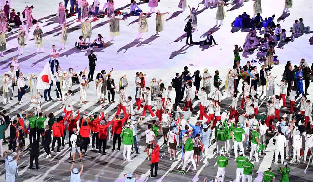 【東京五輪】韓国メディアが開会式に〝旭日旗演出〟があったと問題視（東スポWeb） - Yahoo!ニュース