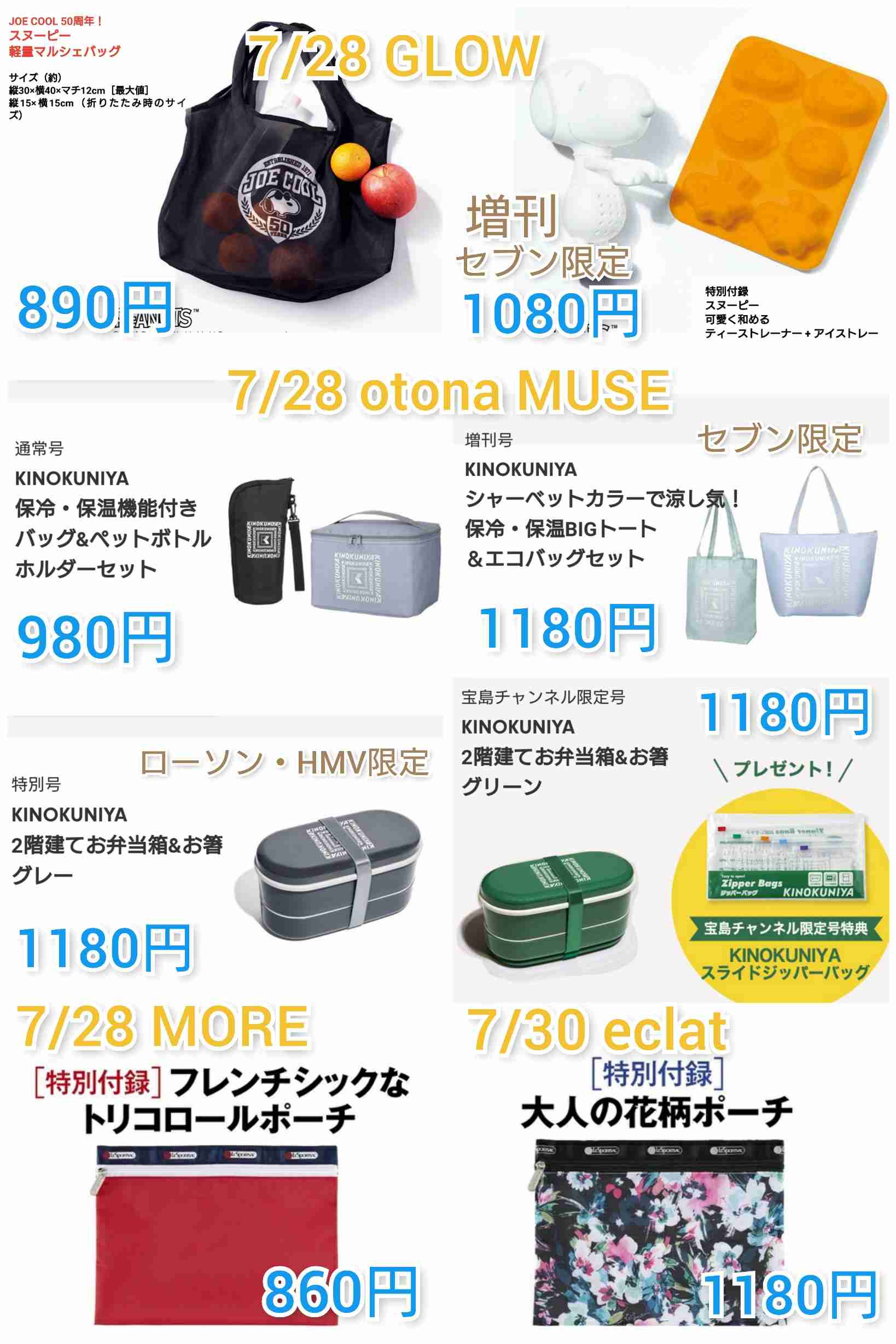  【定期トピ】雑誌付録8・9月号