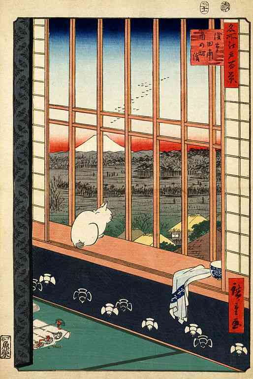 芸術作品の中の猫
