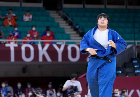 柔道女子、素根輝が金メダル　最重量級4大会ぶりV