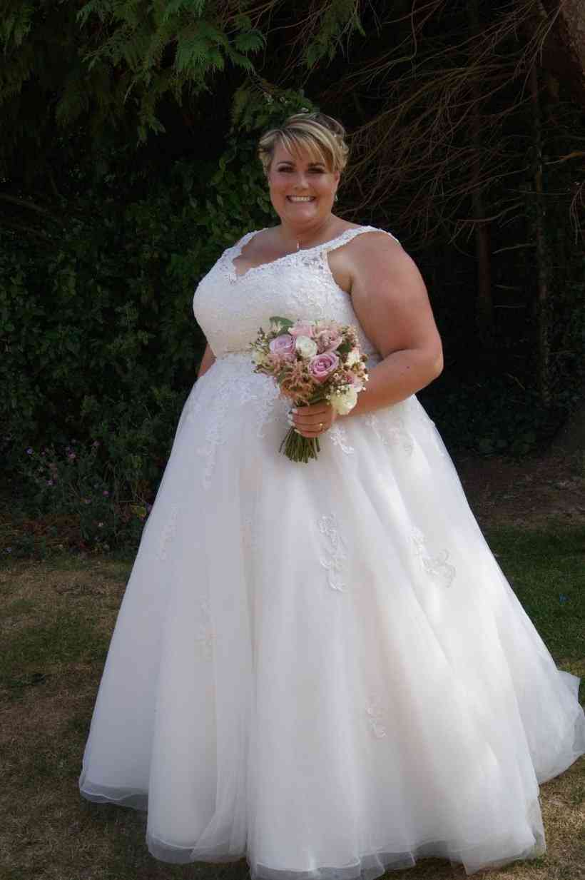 【ウェディングドレス】二の腕がやばい