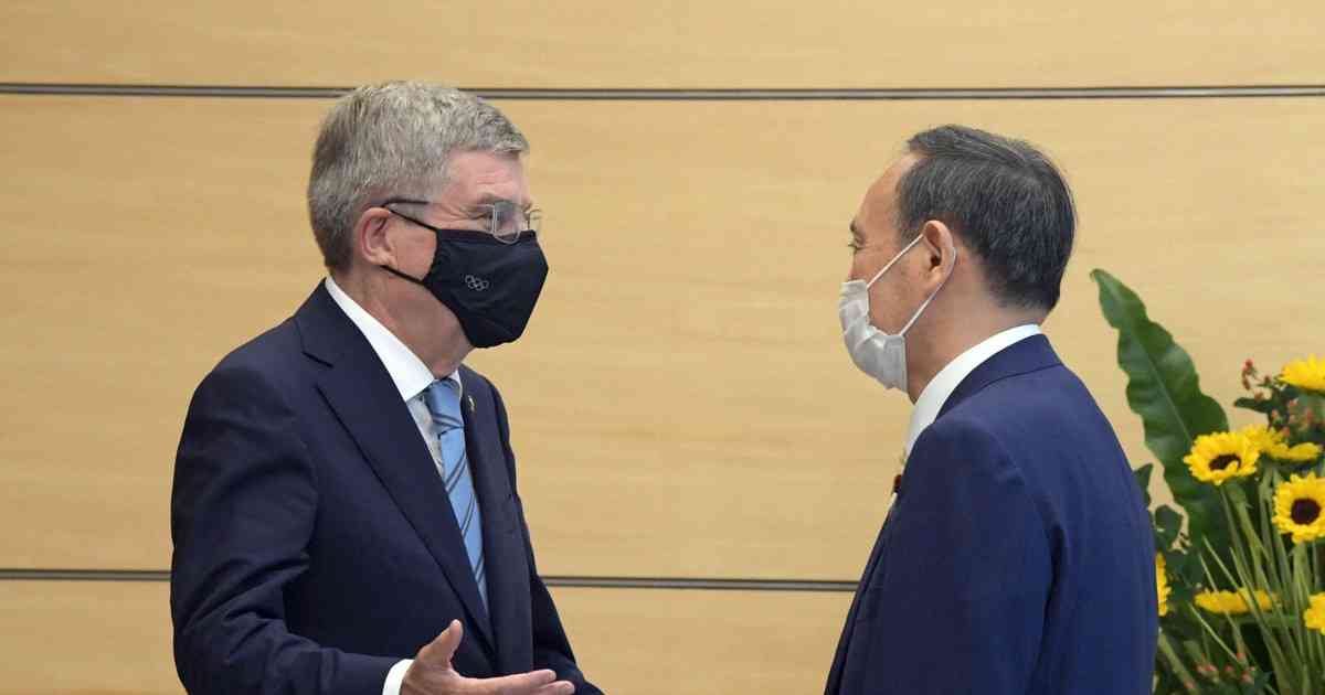 バッハ会長「日本にリスク持ち込むことは絶対ない」　菅首相と会談