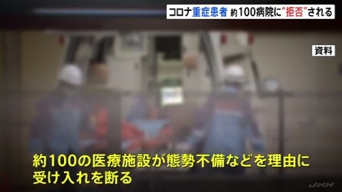 【独自】都内約１００病院が拒否 コロナ救急患者搬送に８時間（TBS系（JNN）） - Yahoo!ニュース
