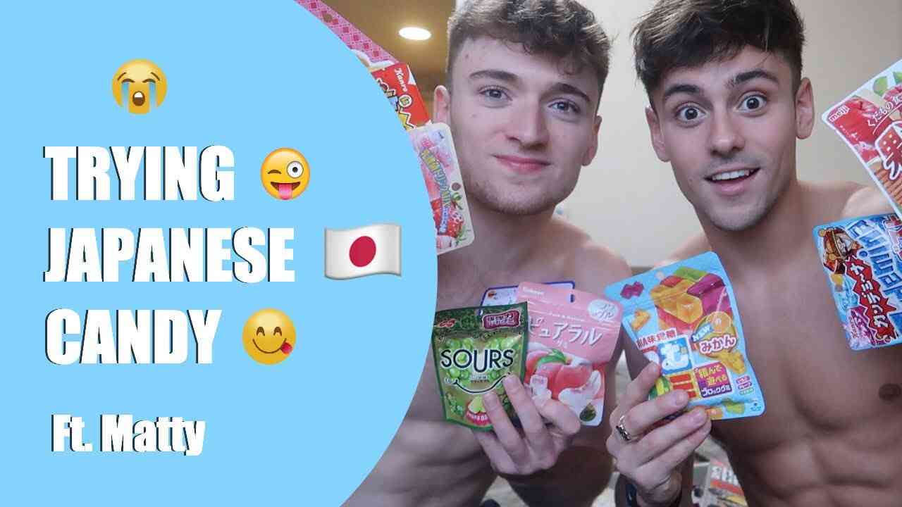Trying Japanese Candy Ft. Matty Lee *SO GROSS* I Tom Daley - YouTube