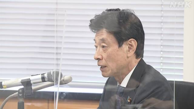 西村経済再生相 お盆の帰省控えるよう呼びかけ徹底 | 新型コロナウイルス | NHKニュース