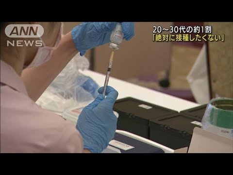 「絶対ワクチン接種したくない」20代～30代の約1割(2021年8月2日) - YouTube