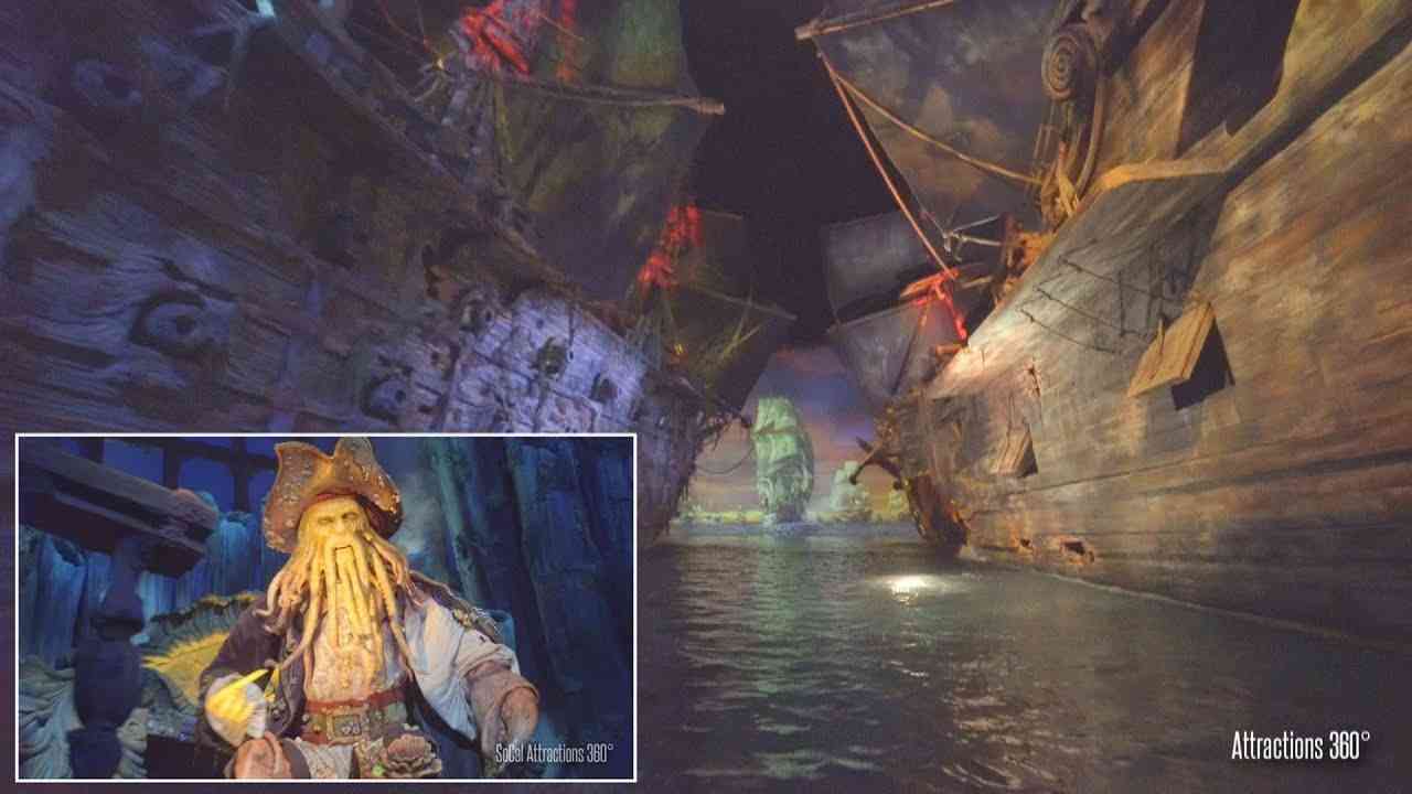 [4K] Immersive Pirates Ride at Shanghai Disneyland - Amazing Ride Technology - YouTube