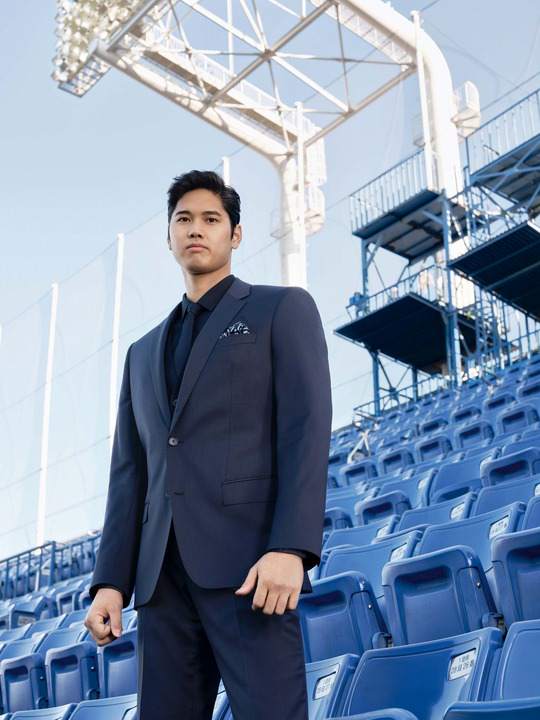 大谷翔平選手：野球選手で初！　ファッションブランド「BOSS」のアンバサダー就任　