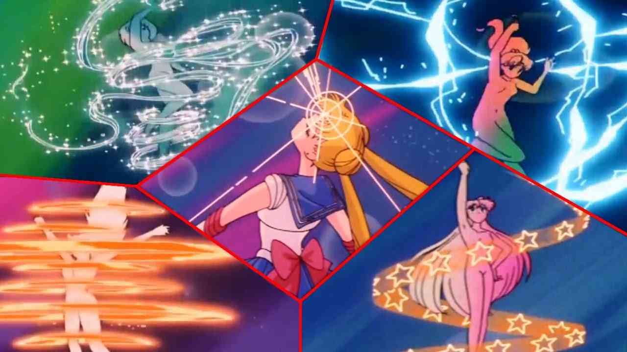セーラームーン 無印 変身 同時 - YouTube