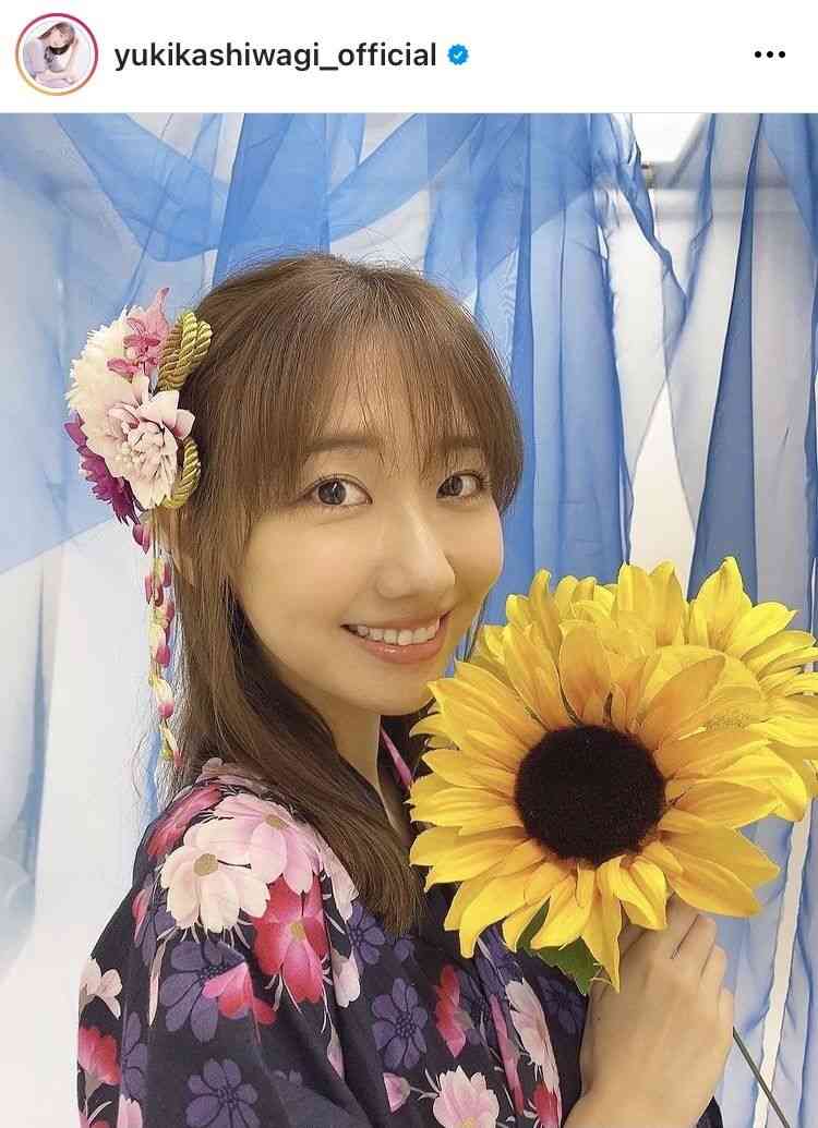 6月に難病手術の柏木由紀、“すべりこみ”の浴衣姿を披露「待ってたよ~」「最強にかわいい」