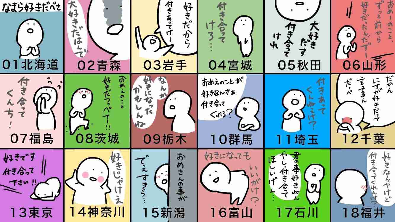 方言で告白されたい!都道府県ランキング